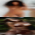Bent over nude woman group