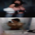 Nude woman and adult breast