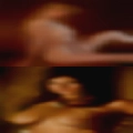 Looking naked woman