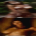 Senior voyeurism woman looking