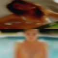 Sweaty naked woman