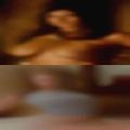 Naked woman tied spread eagle