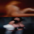 Naked woman giving oral