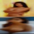 Mature woman leaning over