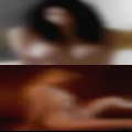 Black nude woman