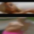 Horny woman strips