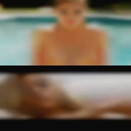 Senior woman swinging fucking
