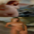 Black middle age naked woman
