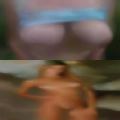 Sweaty naked woman